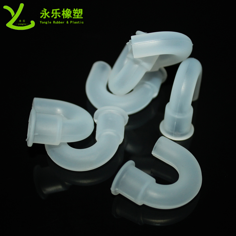 醫(yī)用硅膠彎管，模壓硅膠彎管，血氧儀硅膠彎管