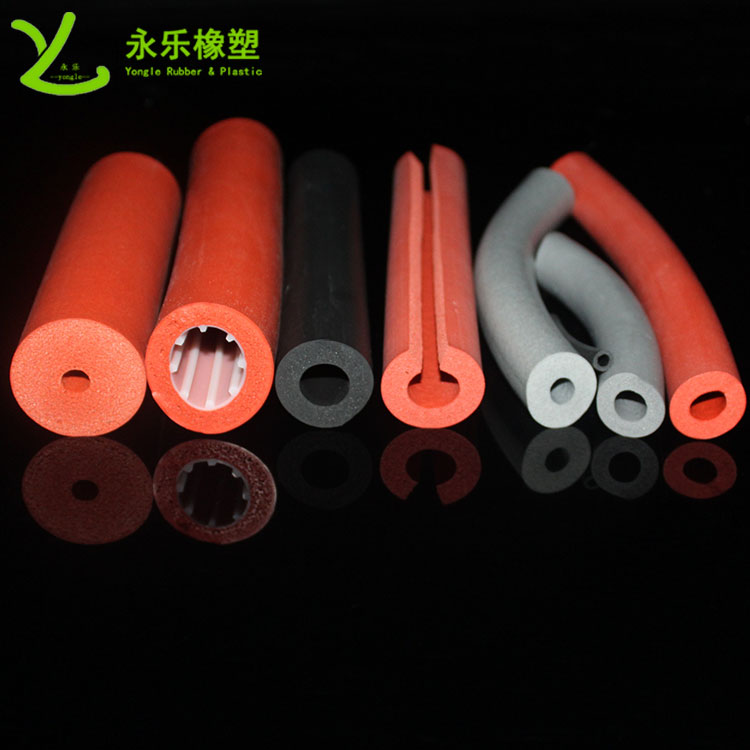 發(fā)泡硅膠管，擠出發(fā)泡硅膠管，耐高溫發(fā)泡硅膠管