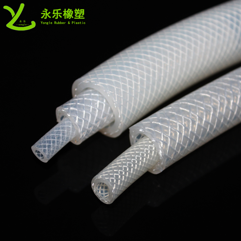 紅橋復(fù)合編織硅膠管，制氧機(jī)編織硅膠管，鉑金編織硅膠管