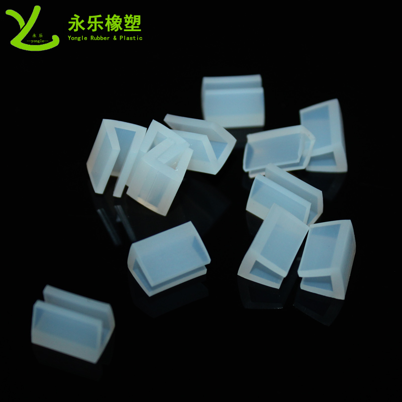 路燈硅膠U形密封條，燈具U形硅膠包邊條，U形燈具防水密封條