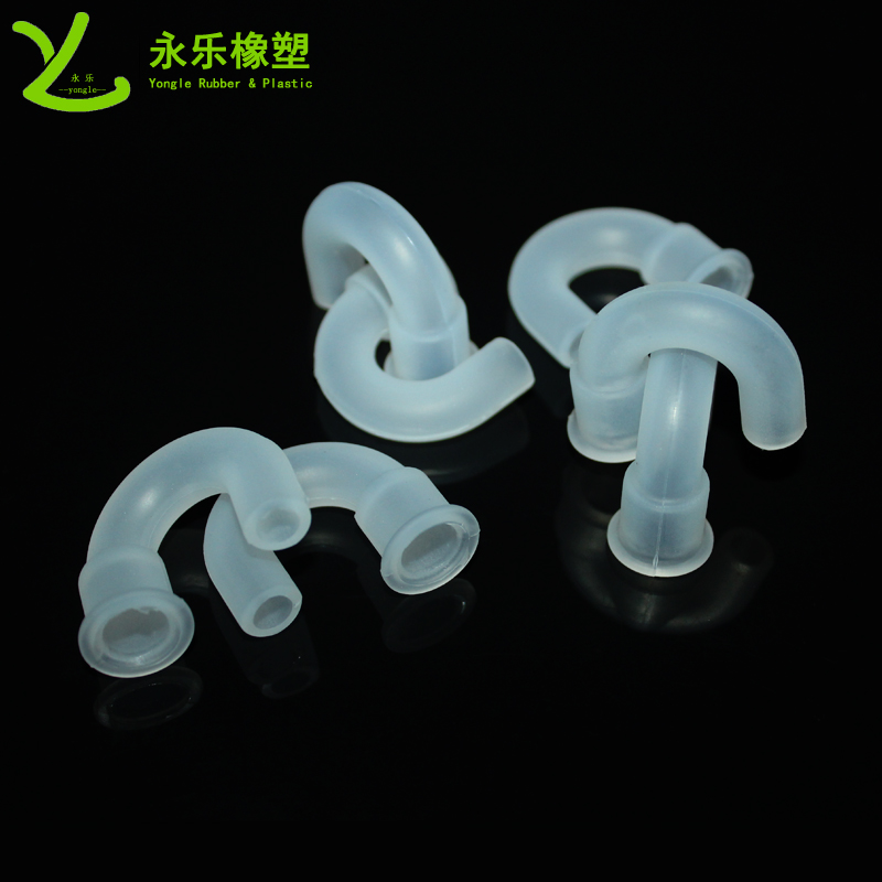 醫(yī)用硅膠彎管，模壓硅膠彎管，血氧儀硅膠彎管