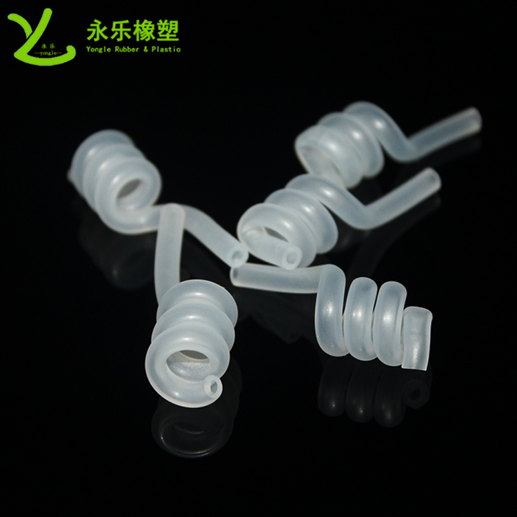 硅膠吸管，螺旋硅膠管，食品級(jí)硅膠管