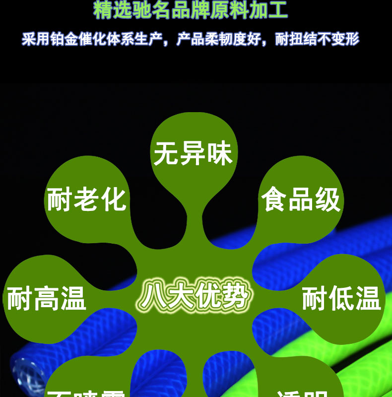 紅橋耐壓編織硅膠管