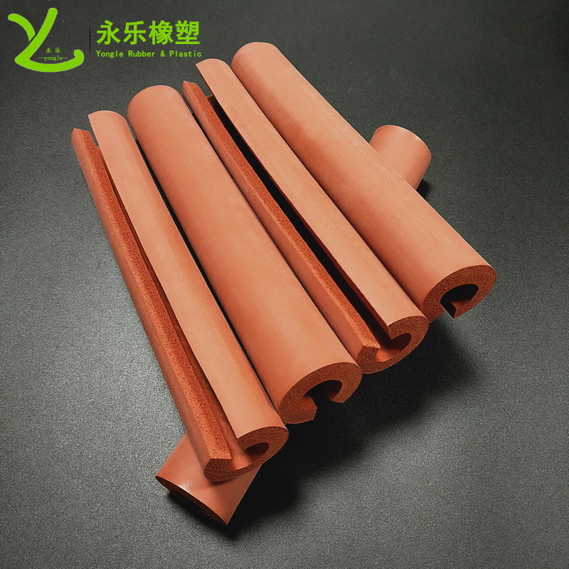 寧河開口防撞發(fā)泡硅膠管