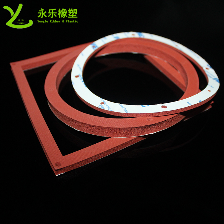 定制模壓發(fā)泡硅膠墊，無氣味模壓發(fā)泡硅膠墊，耐高溫模壓發(fā)泡硅膠墊